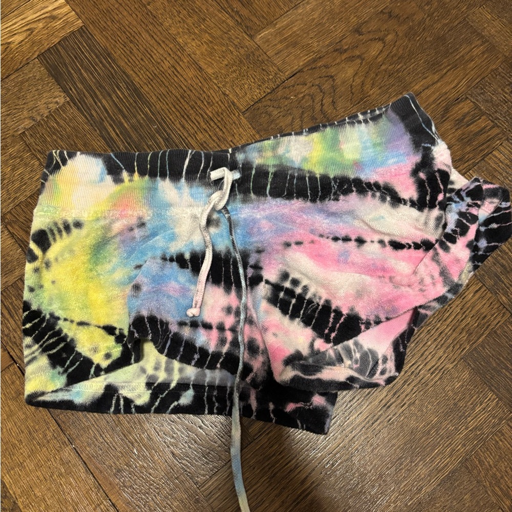 Hard tail tye dye terry cloth short xs